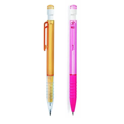 Artline Auto Mechanical Pencil 0.5MM & 0.7MM with lead Pack Of 10 with Free Lead Tube Inside | 4 Attractive Body Colors