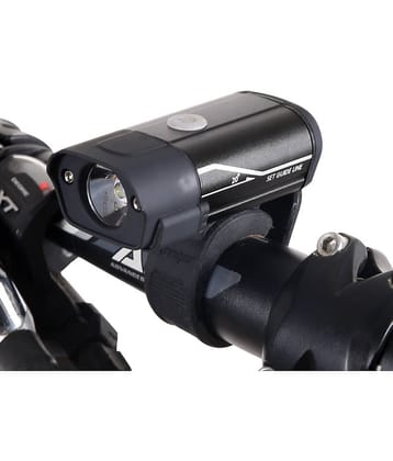 Dark Horse® Bicycle 5 Mode CREE L2 LED USB Rechargeable Front Light with Warning Side Light, Black