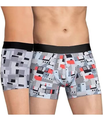 Cavenders Pack of 2 Nylon Trunks For Men's ( Multicolor )