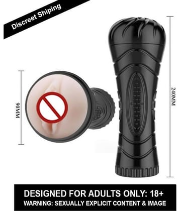 Imported Pussy Vibrating Masturbator Masturbator With 7 Speed Modes Controlled By Remote and head phone Sex Toy For Men- sex