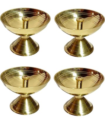 A & H ENTERPRISES - Aarti Diya Pyali diya 4 Pieces ( Pack of 4 )