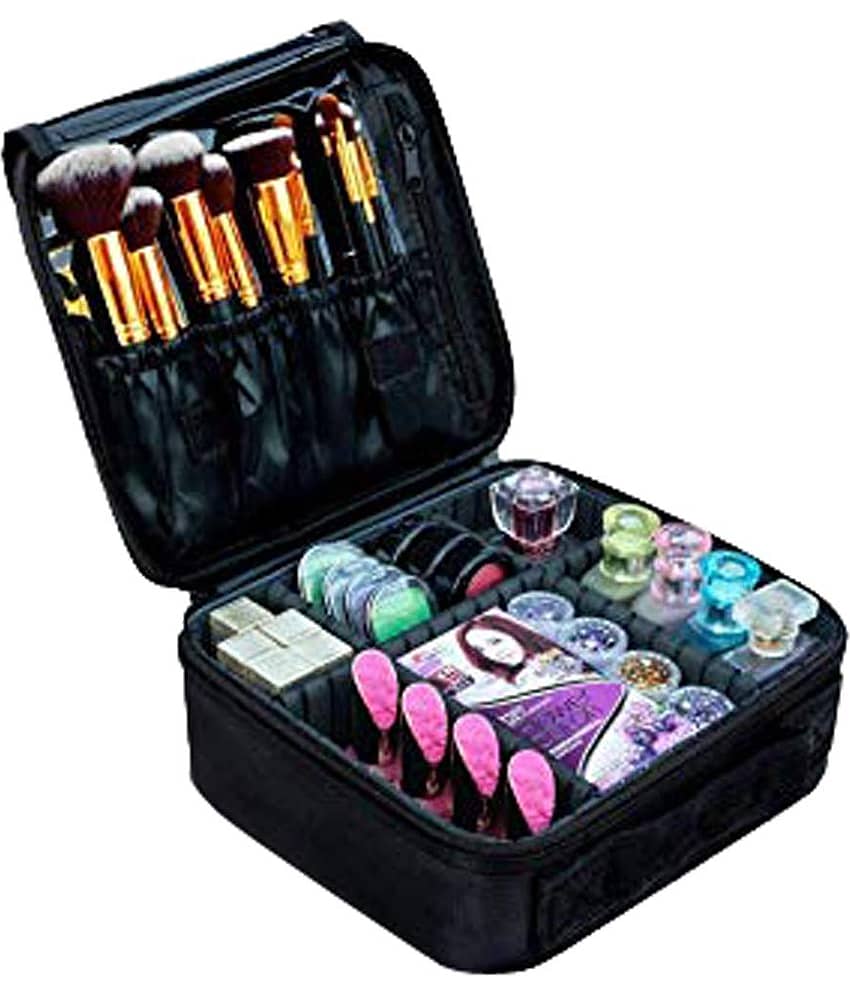 House Of Quirk Black Makeup Cosmetic Storage Case