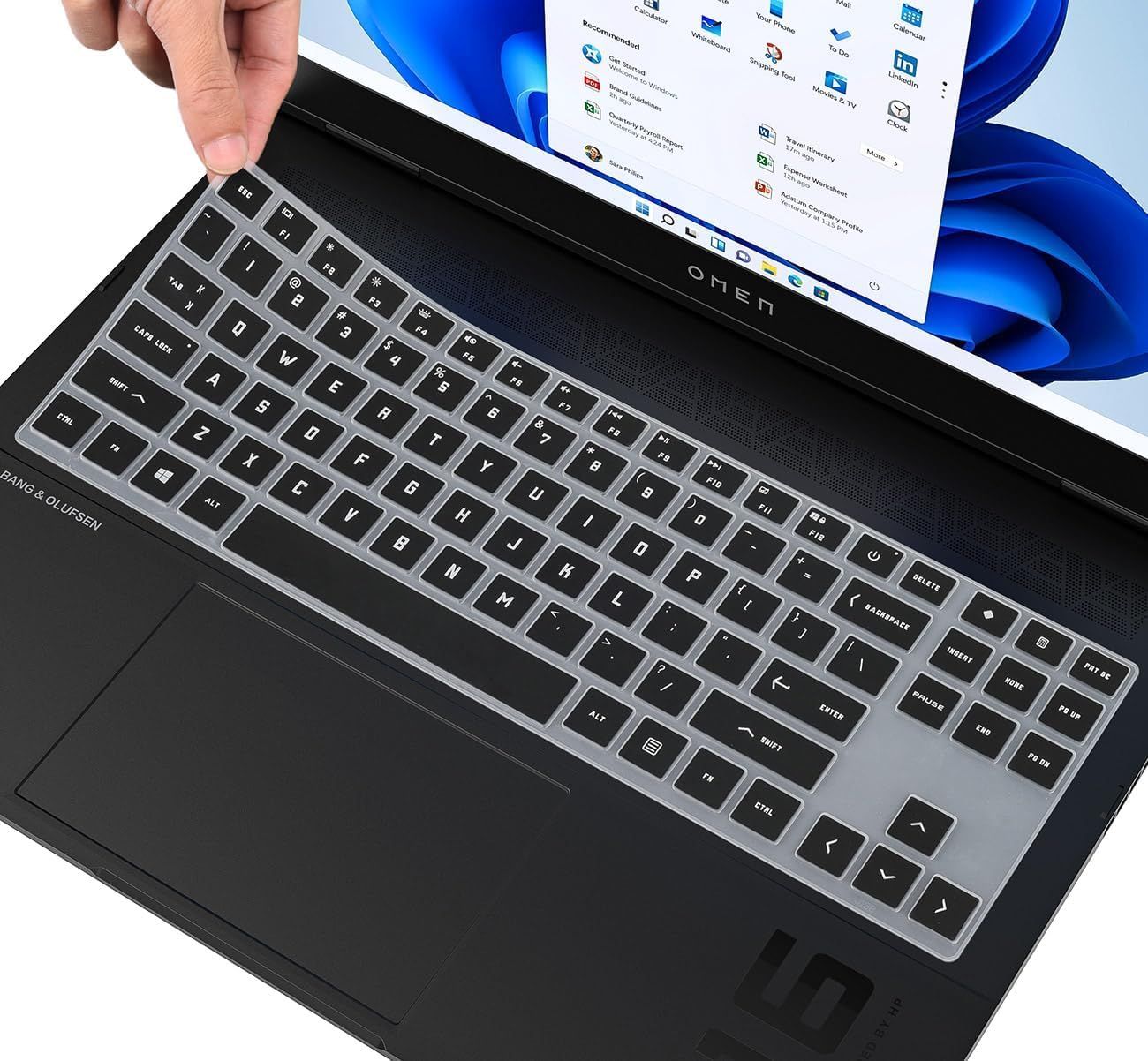 RAYA Keyboard Cover for HP OMEN 15, HP OMEN 16 & HP OMEN 17 Gaming Laptops (Black) RAYA Keyboard Cover for HP OMEN 15, HP OMEN 16 & HP OMEN 17 Gaming Laptops (Black) - Black