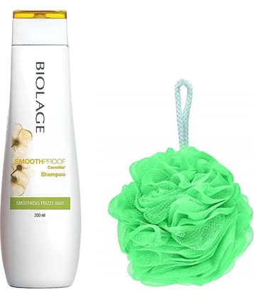 Lenon Smoothens Frizzy Hair Shampoo & Loofah Pack of 2