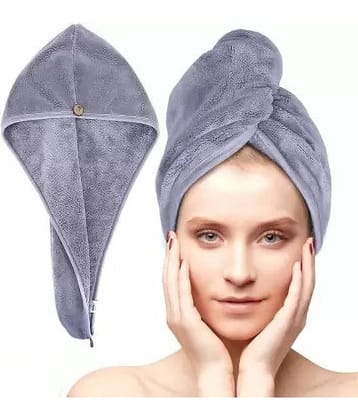 Midastra Grey Hair Towel Wrap ( Pack of 1 )