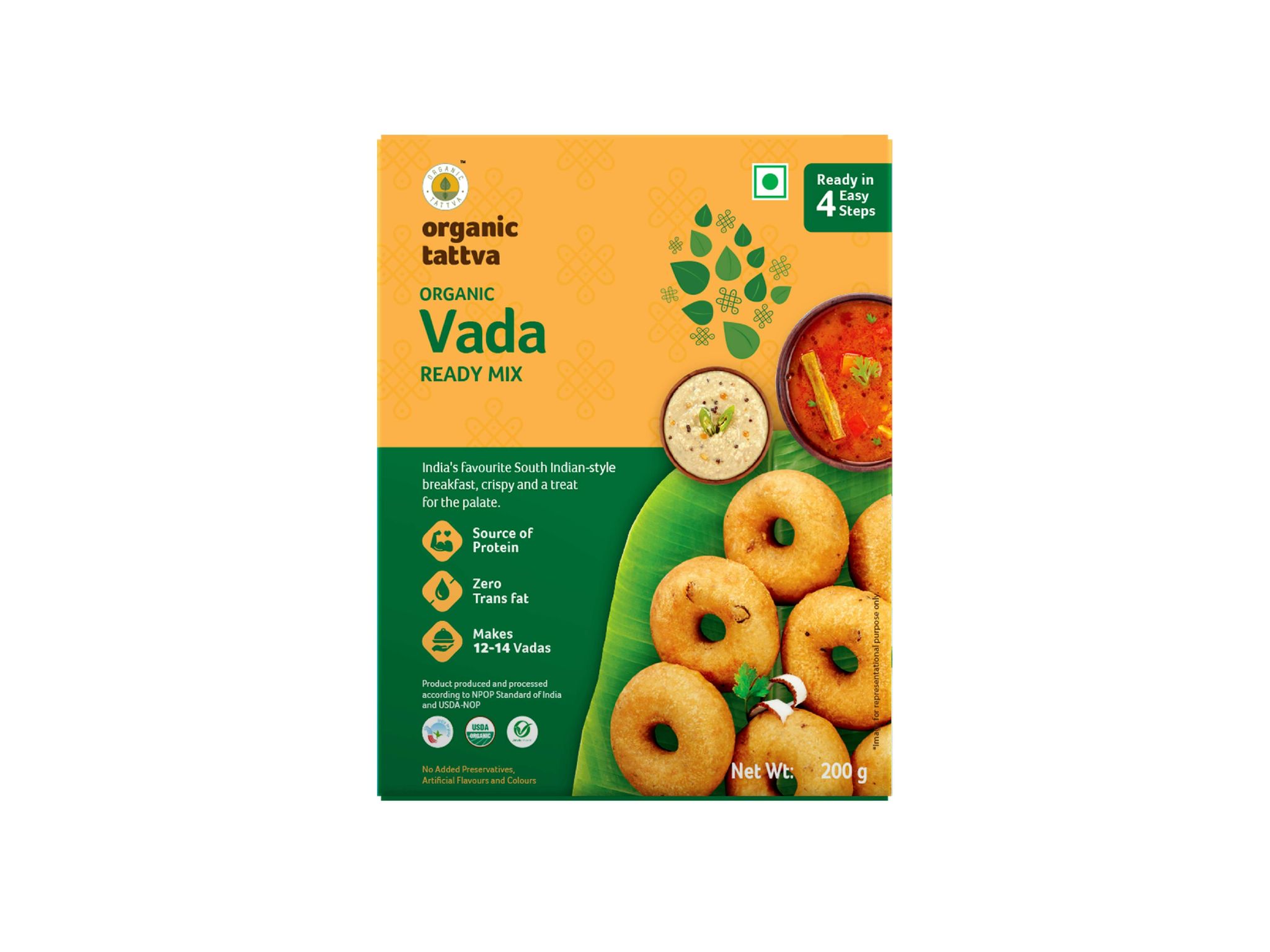 Organic Vada Ready Mix 200g