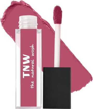 TNW - The Natural Wash Pink Matte Non Sticky Liquid Lipstick ( Pack of 1 )