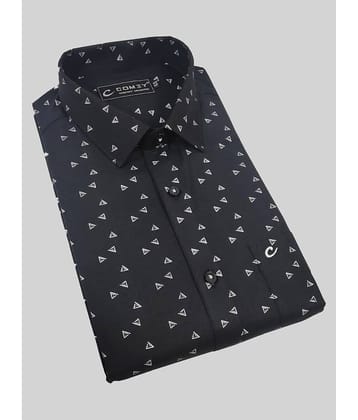 Comey - Black 100% Cotton Slim Fit Men's Casual Shirt ( Pack of 1 )