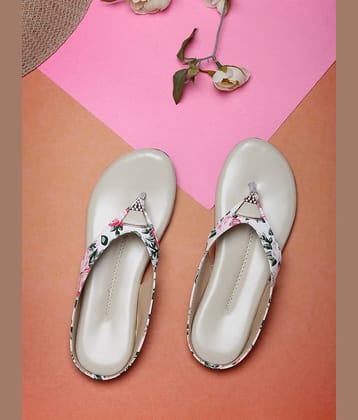 Aroom Cream Women's Flats