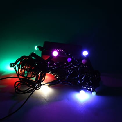 3Mtr Multi-Color LED String Lights – Indoor & Outdoor Decoration for Diwali, Wedding & Festivals