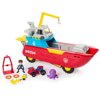 Paw Patrol 2-in-1 Mode Sea Patroller For Kids 3 Years and Above