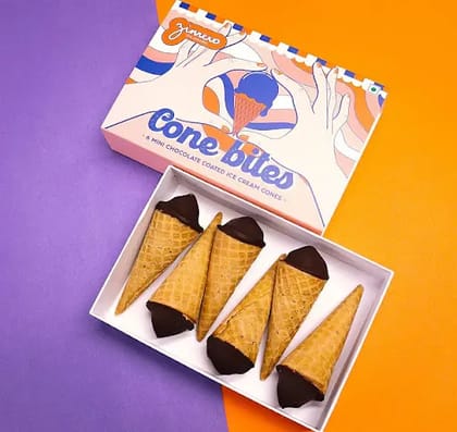 Cone Bites Coffee (Pack Of 6 Mini-Cones)
