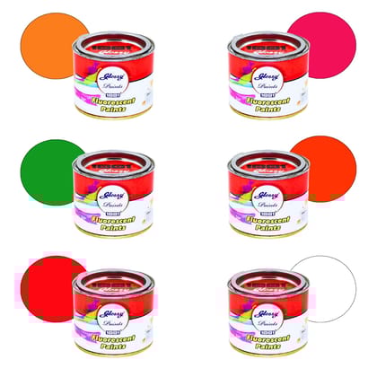 1001 Fluorescent Daylight Glow Paint | High Visibility | High Durability, Multi-Surface | interior/Exterior | Perfect for Safety Marking | Weather Resistant