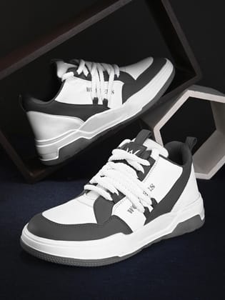 Woakers Black synthetic leather Lace up Causal ShoesforMen - UK9