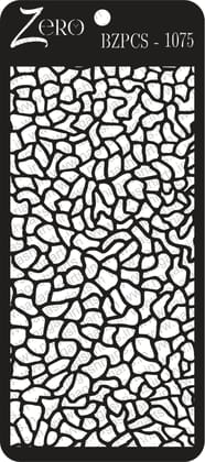 Brand Zero Pratibimb Craft Stencil - Code: BZPCS-1075 - Select Your Preferred Size