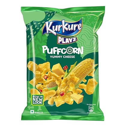 Kurkure Puffcorn Yummy Cheese Puffs - Pack of 3