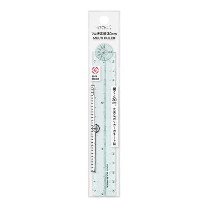 Midori Multi Ruler 30 cm - Blue A