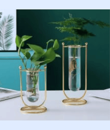 DOME DECO Iron Table Vase 22 cms - Pack of 2