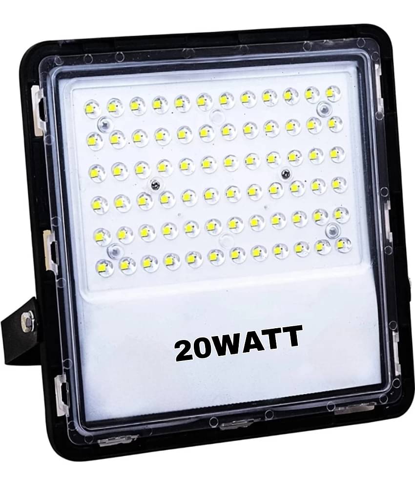 20 WATT Lens Flood Light – Ip66 Waterproof Led Lights with 120 Wide Beam | Halogen Light,Focus Light for Yard,Showroom,Shop, Factory,Garden,Temple,Tent, Warehouse,Playground (Cool White)-Pack of 1