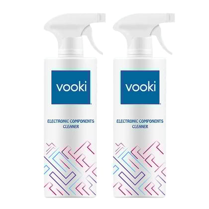 Vooki Electronic Components Cleaner Spray with Rapid Dry Technology - 500ml (Pack of 2)…