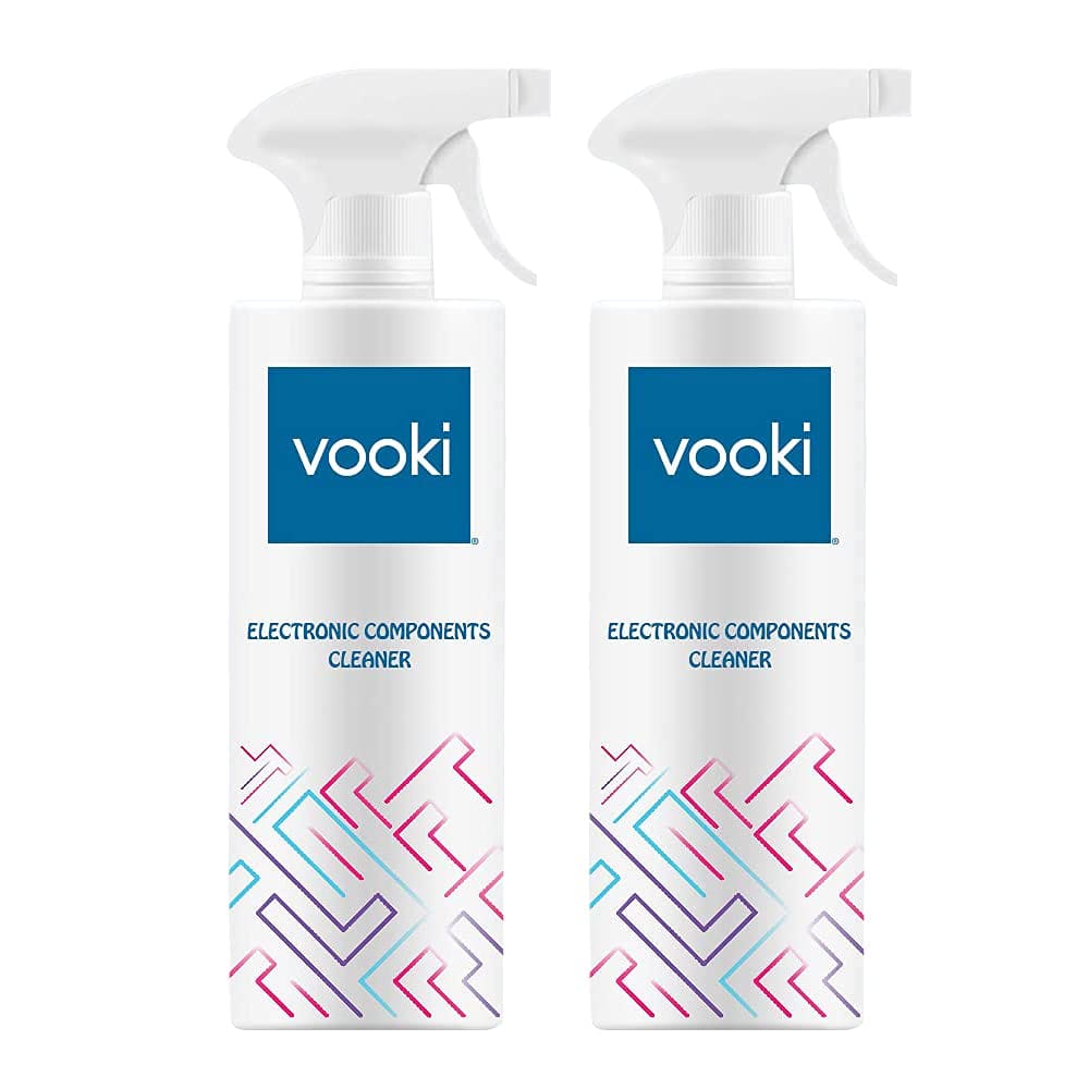 Vooki Electronic Components Cleaner Spray with Rapid Dry Technology - 500ml (Pack of 2)…