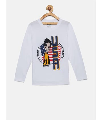 Dongli Pack of 1 Boys Cotton T-Shirt ( Multi Color )