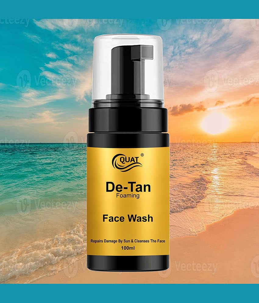 Quat - Tan Removal Face Wash + Scrub For All Skin Type ( Pack of 1 )