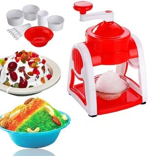 Manual Ice Gola Maker  Ice Crusher, Slush, Grinder Machine  Ice Snow Maker  Shikanji ice Maker  Portable Gola Maker