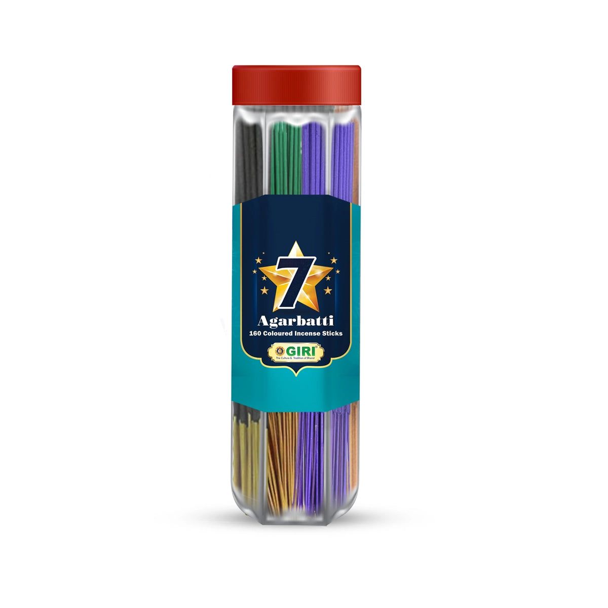 Giri Seven Star Incense Sticks - 140 Sticks | 7 Star Agarbatti  | Agarbathi for Pooja