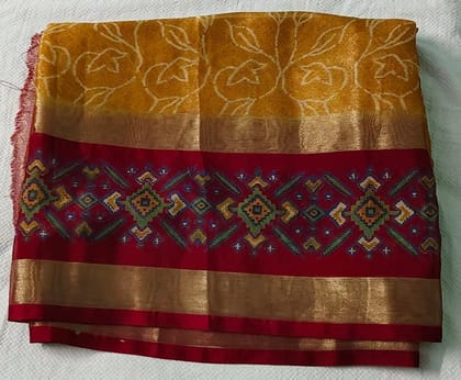 Elegant Embroidered Georgette Saree