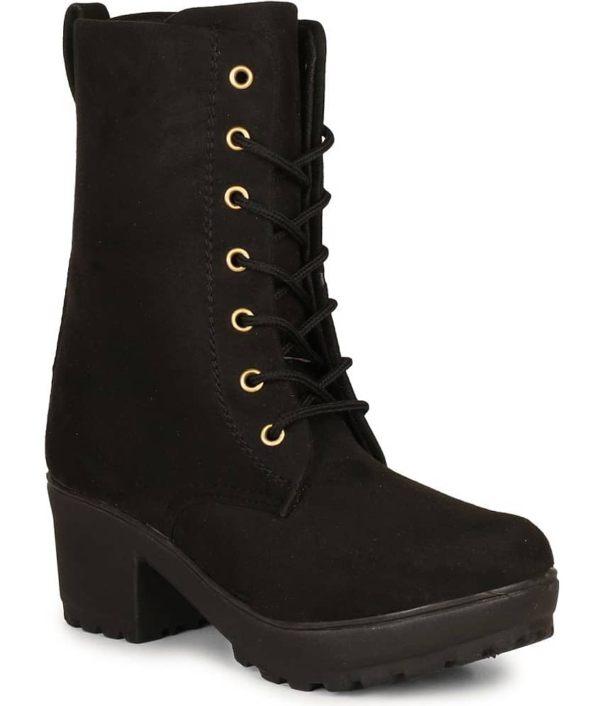 Commander - Brown Women's Mid Calf Length Boots