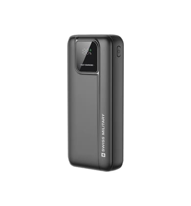Swiss Military Electra 35w 20000mah Power bank White color with Digital display Swiss Military Electra 35w 20000mah Power bank White color with Digital display