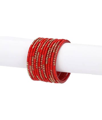AFAST - Red Bangle Set (Pack of 1)