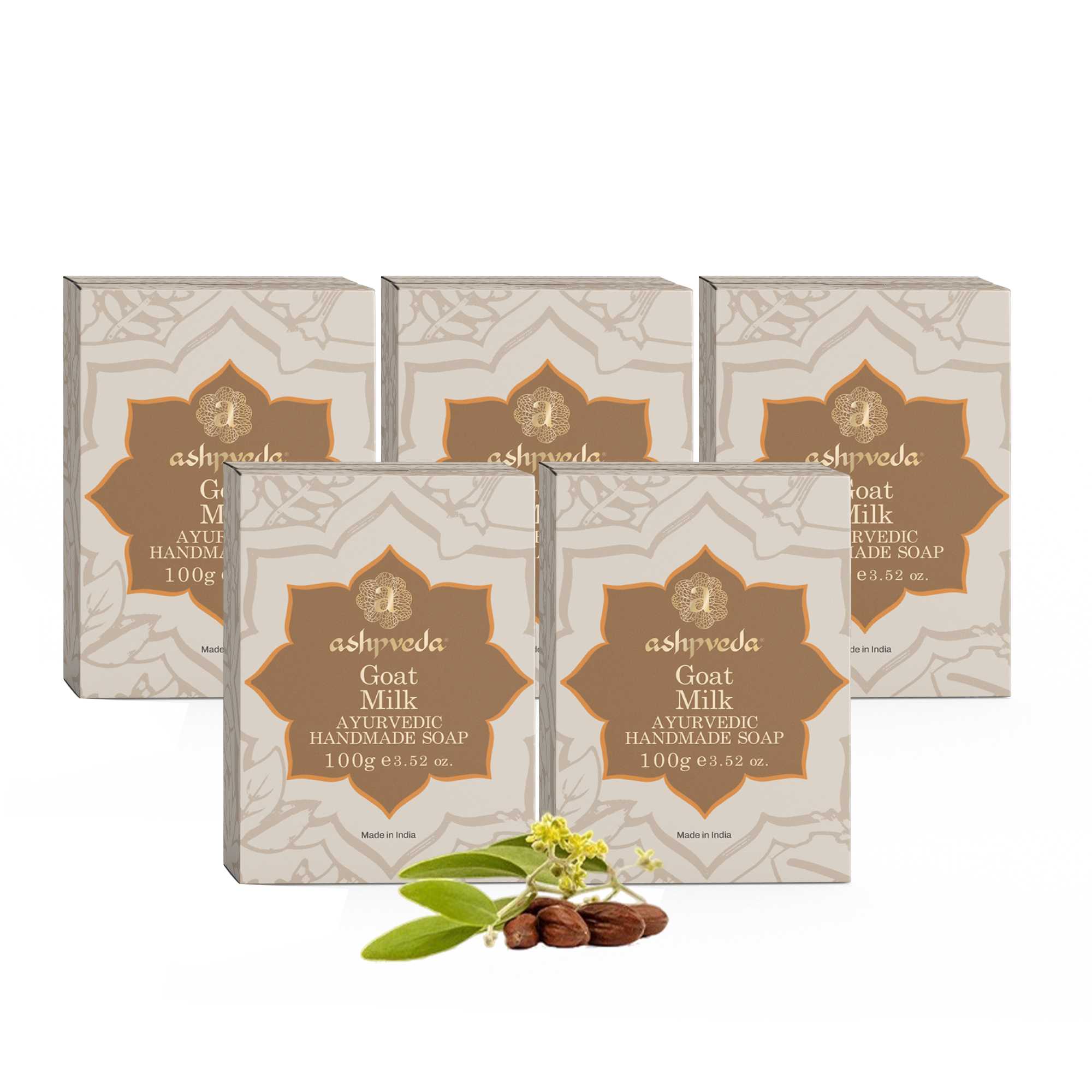 ashpveda Goat Milk Handmade Bath Soap Bar