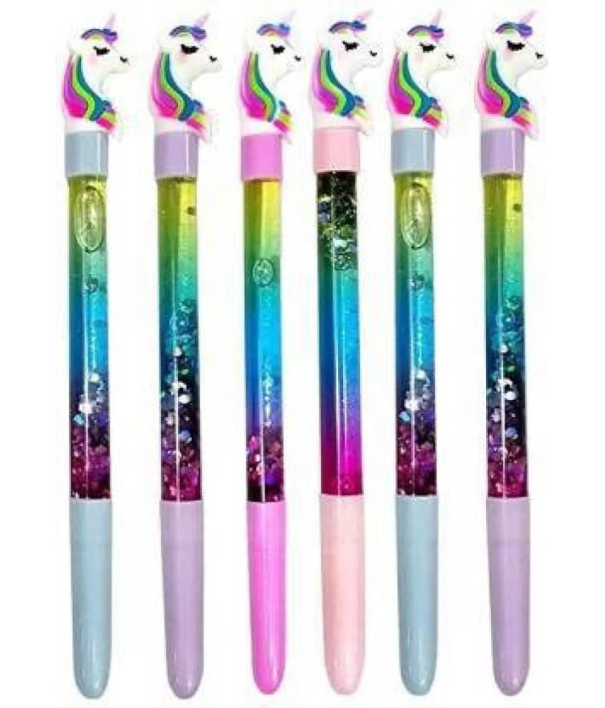 KALRA MAGIC Blue Ball Pen ( Pack of 6 )