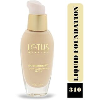 Lotus Make-Up Naturalblend Comfort Liquid Foundation Spf-20 Foundation (Sand, 30 Ml)