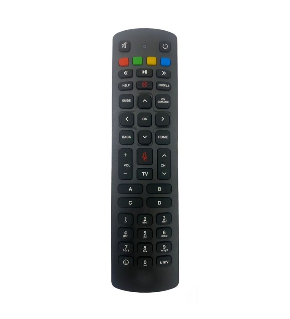 Set Top Box Remote No. 1131 with Recording Functions Compatible-Replacement for Jio Fiber Set Top Box Remote Control (Black)