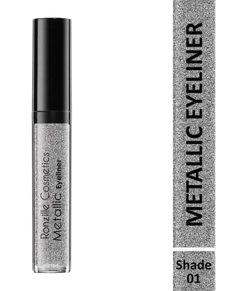 Ronzille - Nude Glitter Eye Liner Liquid ( Pack of 1 )