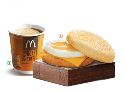 Egg & Cheese McMuffin with Beverage