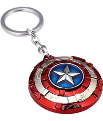 ZYZTA Captain America Rotating Shield key chain