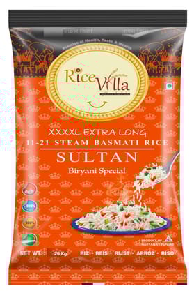 "Rice Villa SULTAN Biryani Basmati 26kg(1121 XXXXL)"