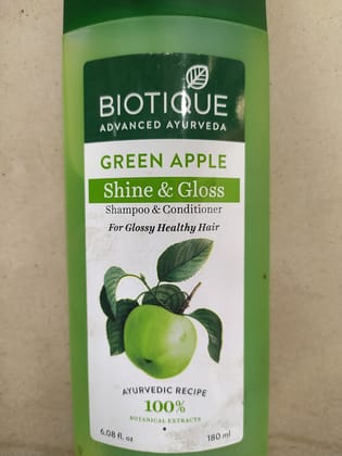 biotique green apple shampoo