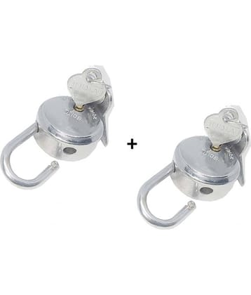 Set of 2 Mini lock and keys for luggage, Bag, Travelling purpose, Size 25 MM