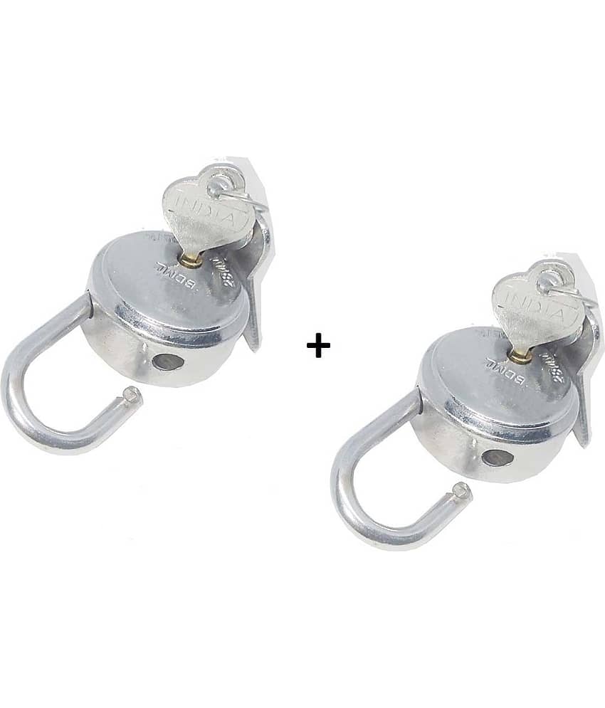 Set of 2 Mini lock and keys for luggage, Bag, Travelling purpose, Size 25 MM