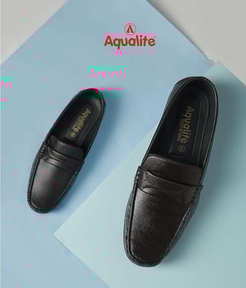 Aqualite - Black Men's Slip-on Shoes - None