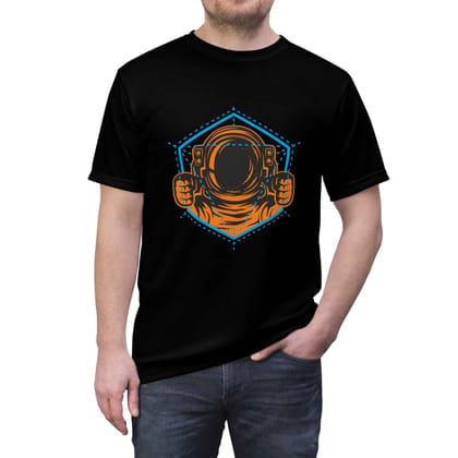 Premium Cotton T-Shirts with Bold Graphic DTF Prints (Color-Black, Size-M)