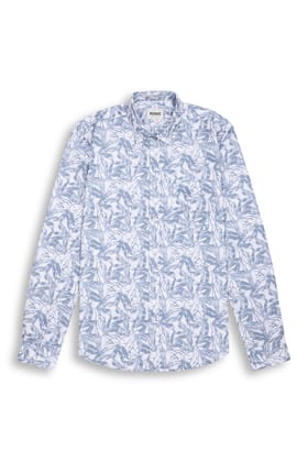 FLORAL PRINTED SHIRT IN WHITE-M