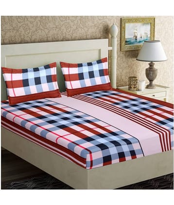 Home Candy Microfibre Double Bedsheet ( Brown )