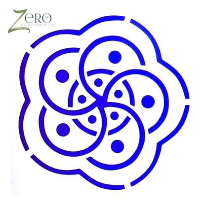 Imported Stencils- 5"*5"- Rangoli Pattern Background 1