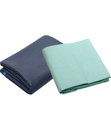 KUNDAN SULZ GWALIOR Multi Cotton Blend Unstitched Shirts & Trousers 1 Pant & 1 Shirt Pc For Men's